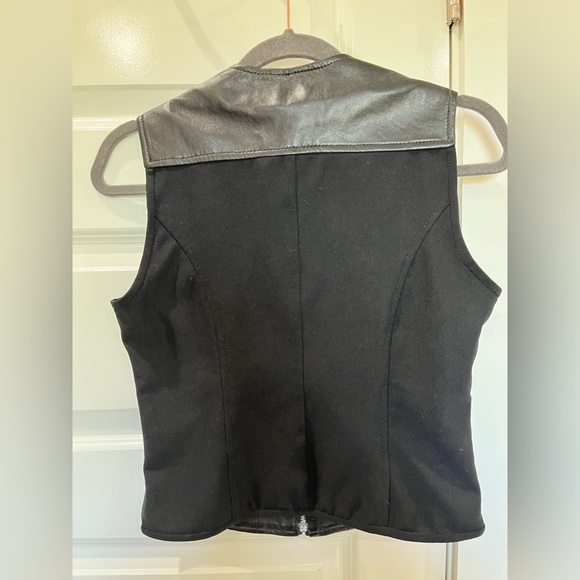 Saguaro Black Leather Vest. - Picture 2 of 7